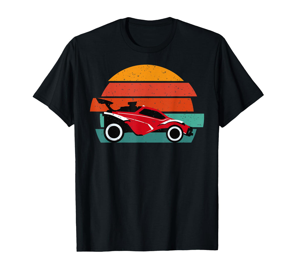 Octane Rocket Soccer Sunset Distressed T-Shirt - Fun Novelty Design Unisex - T-Shirt, Sweatshirt, Hoodie