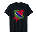 Soccer Ball Flag Gambia T-Shirt - Aesthetic Graphic Unisex - T-Shirt, Sweatshirt, Hoodie