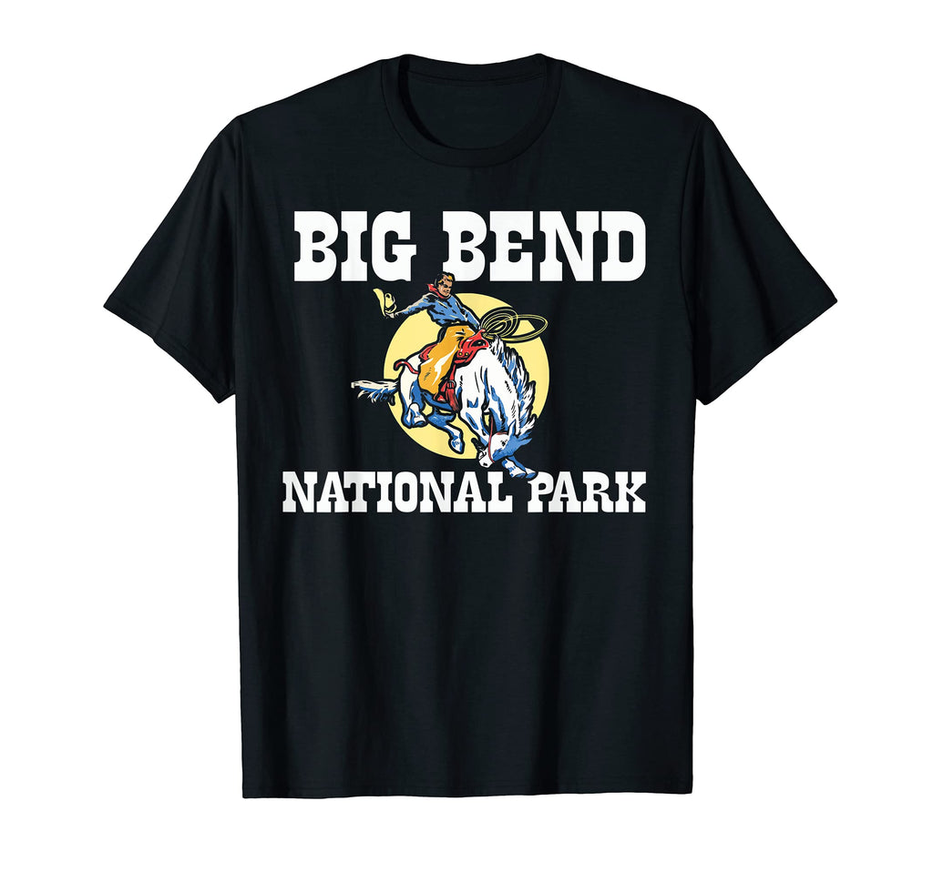 Bronco Rodeo Rider Big Bend National Park T-Shirt - Graphic Print Unisex - T-Shirt, Sweatshirt, Hoodie