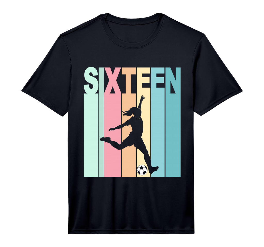16Th Birthday Soccer Theme 16 Year Old T-Shirt - Graphic Print Men Women - T-Shirt, Sweatshirt, Hoodie