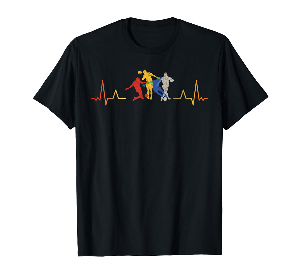 Soccer Heartbeat Sports Heart Pulse Rate T-Shirt - Trendy Graphic Men Women - T-Shirt, Sweatshirt, Hoodie