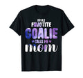 My Favorite Goalie Calls Me Mom Mother T-Shirt - Minimalist Print Unisex - T-Shirt, Sweatshirt, Hoodie