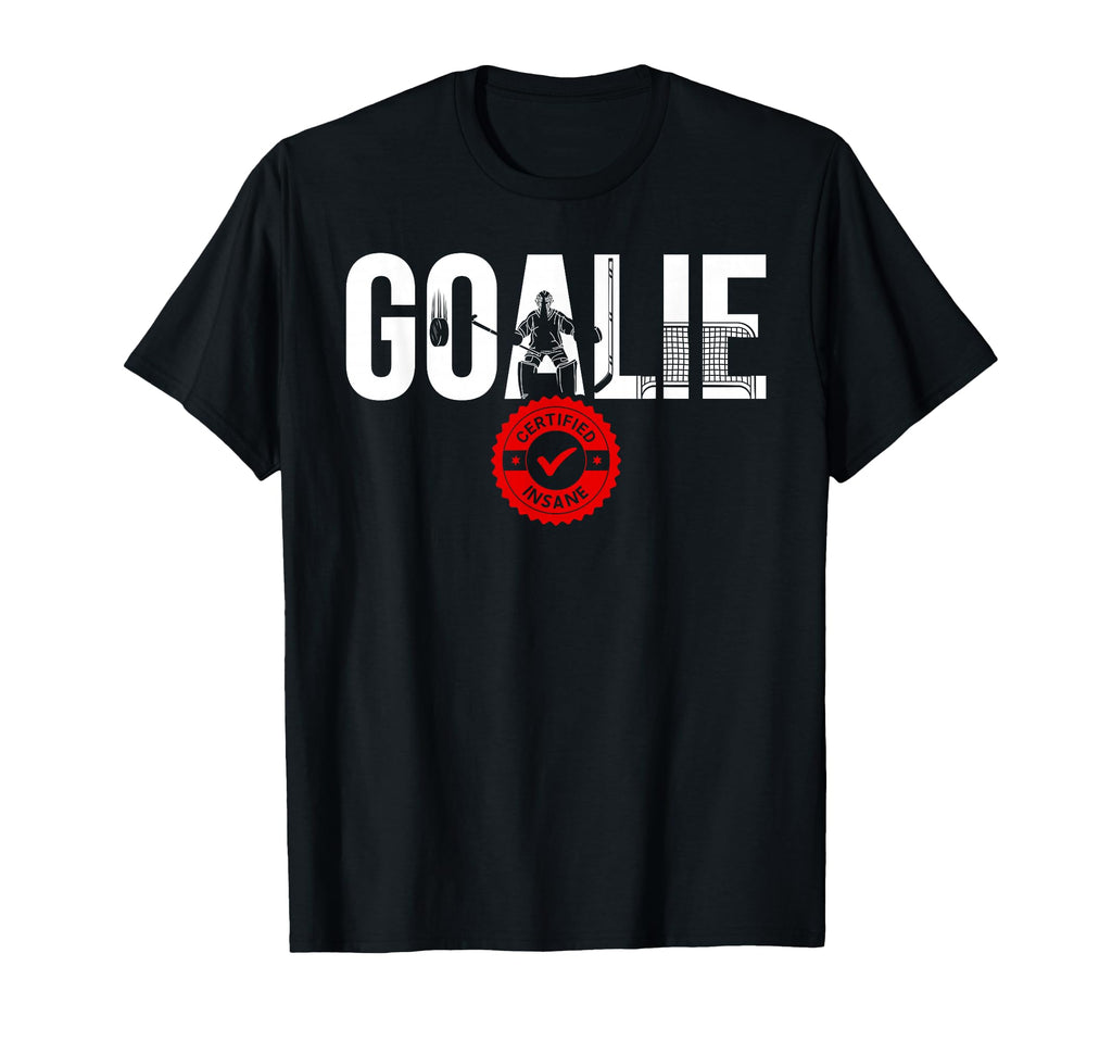 Ice Hockey Goalie Ice Hockey Goalkeeper T-Shirt - Custom Art Print Unisex - T-Shirt, Sweatshirt, Hoodie