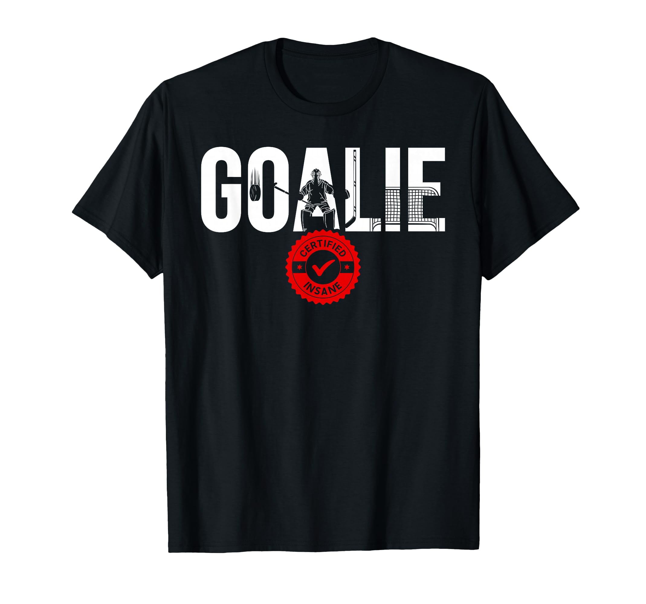 Ice Hockey Goalie Ice Hockey Goalkeeper T-Shirt - Custom Art Print Unisex - T-Shirt, Sweatshirt, Hoodie