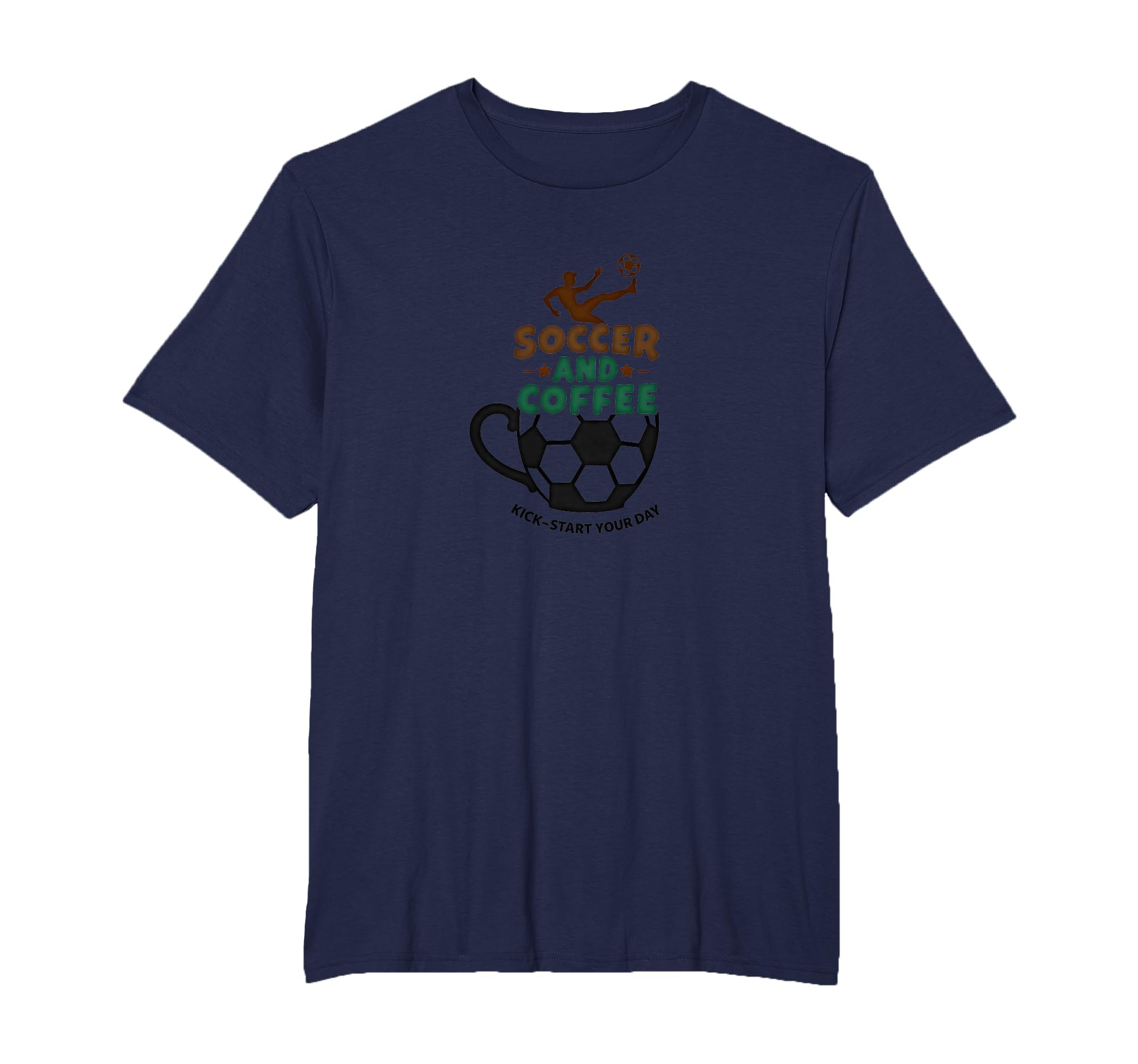 Soccer Mom Soccer And Coffee Kick Sweatshirt - Novelty Apparel Unisex - T-Shirt, Sweatshirt, Hoodie
