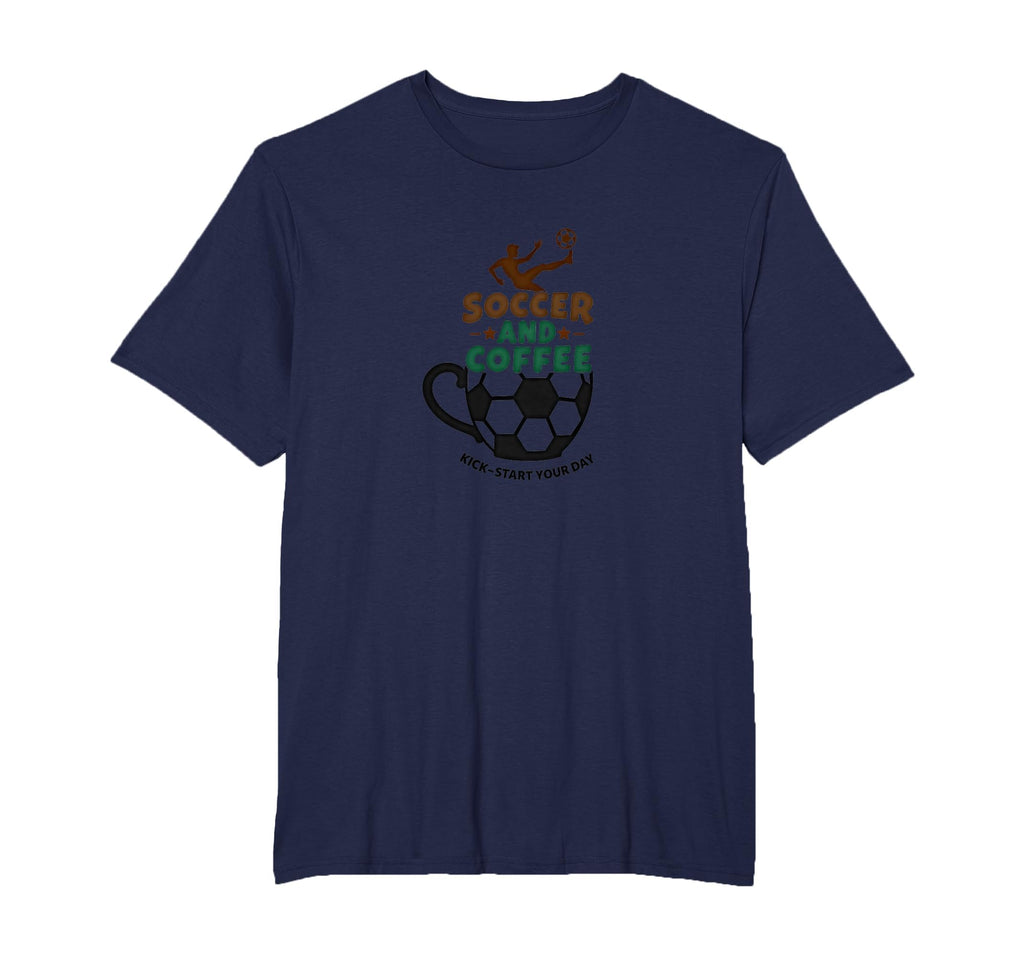 Soccer Mom Soccer And Coffee Kick Start Sweatshirt - Trendy Graphic Unisex - T-Shirt, Sweatshirt, Hoodie