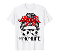 Soccer Mom Life Messy Bun Hair T-Shirt - Minimalist Print Men Women - T-Shirt, Sweatshirt, Hoodie