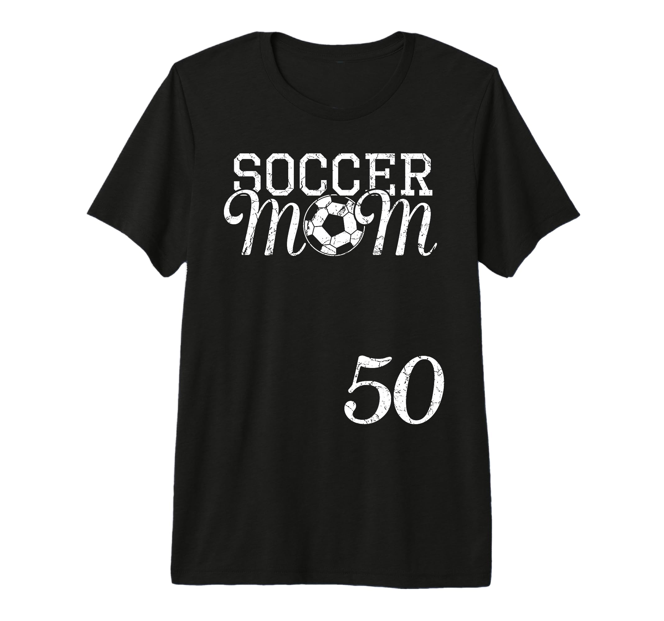 Soccer Mom Jersey Number 50 Favorite T-Shirt - Minimalist Print Men Women - T-Shirt, Sweatshirt, Hoodie