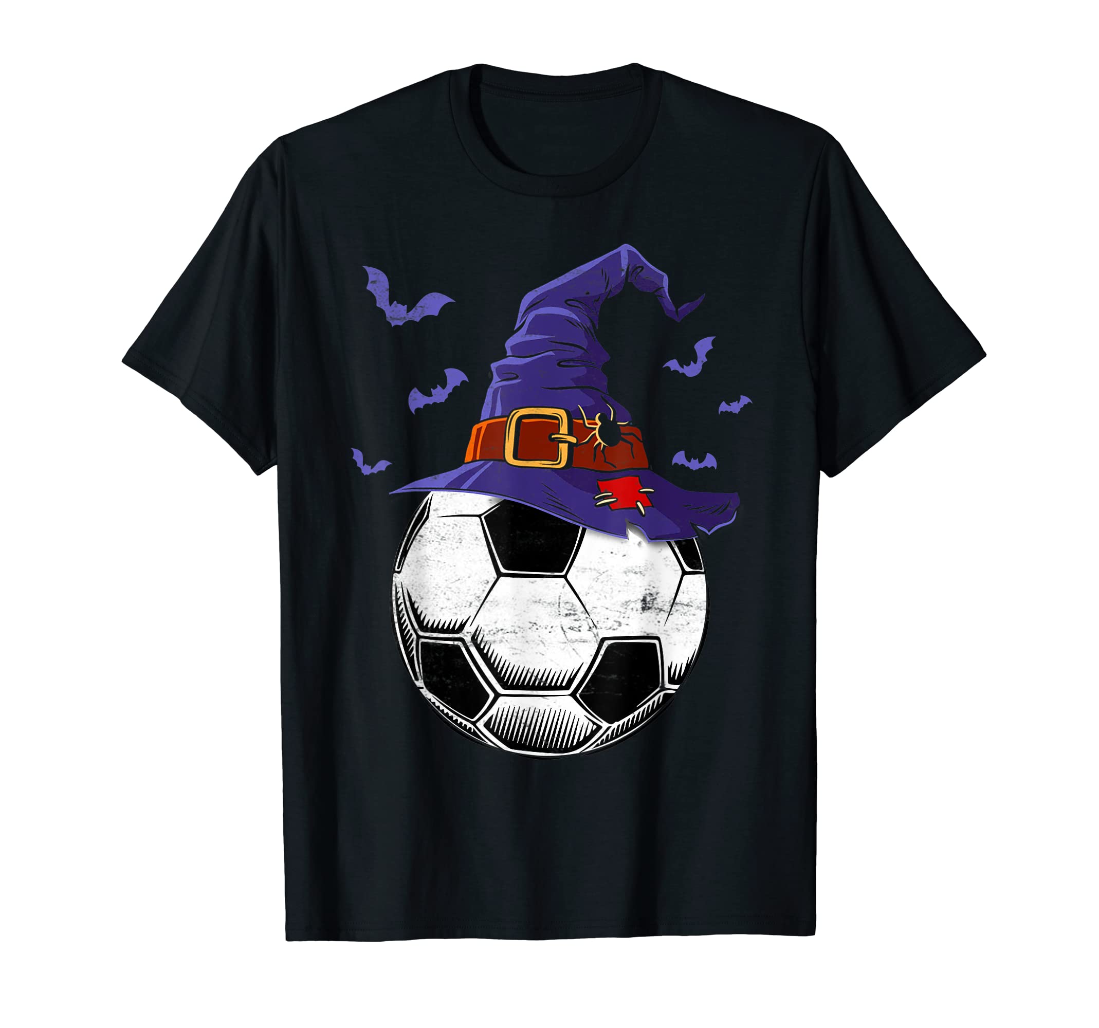 Witch Soccer Lover Halloween Soccer Player T-Shirt - Novelty Apparel Unisex - T-Shirt, Sweatshirt, Hoodie