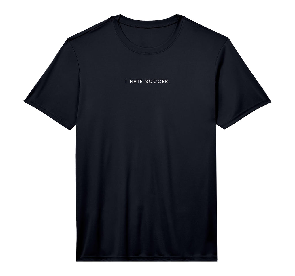 Mens I Hate Soccer Minimalist Funny T-Shirt - Aesthetic Graphic Unisex - T-Shirt, Sweatshirt, Hoodie