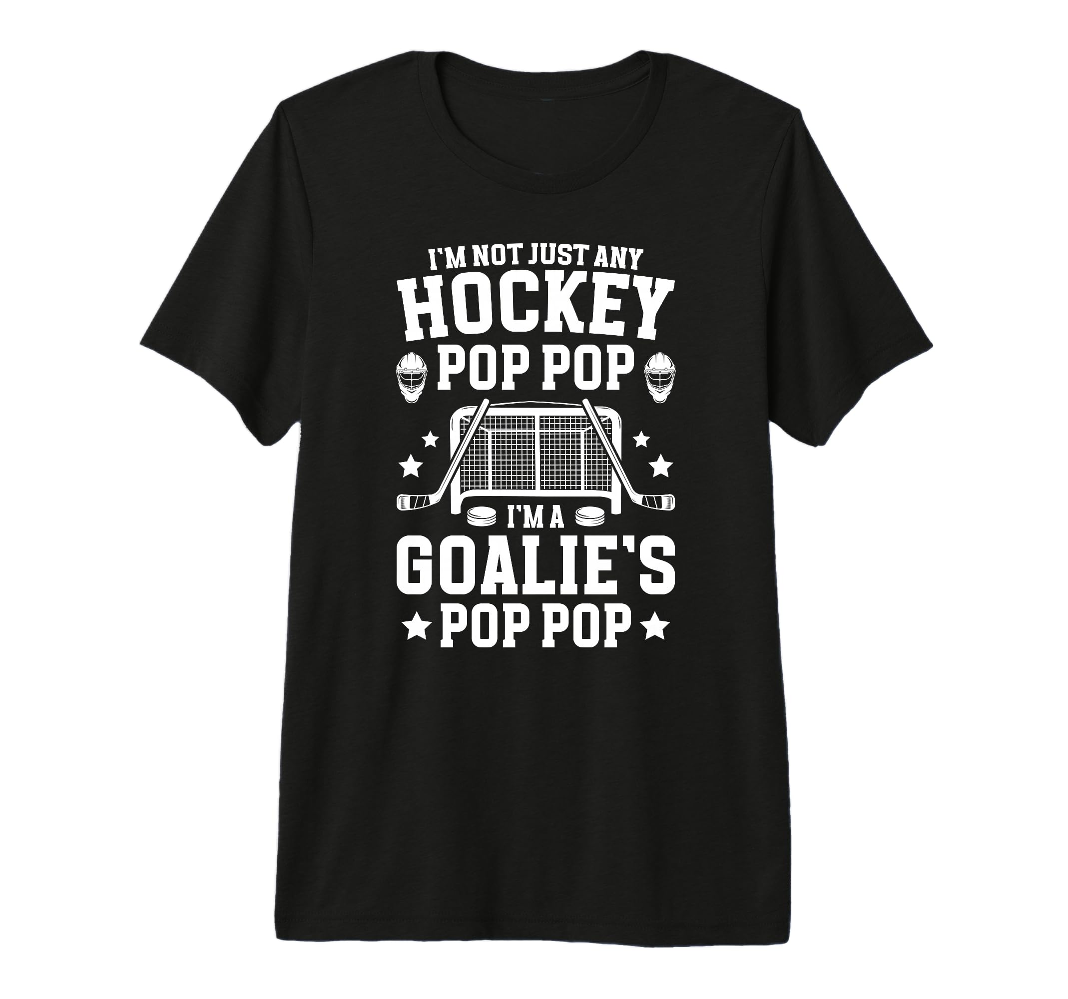 Mens Im Hockey Goalie Pop Pop Ice Hockey T-Shirt - Minimalist Print Unisex - T-Shirt, Sweatshirt, Hoodie