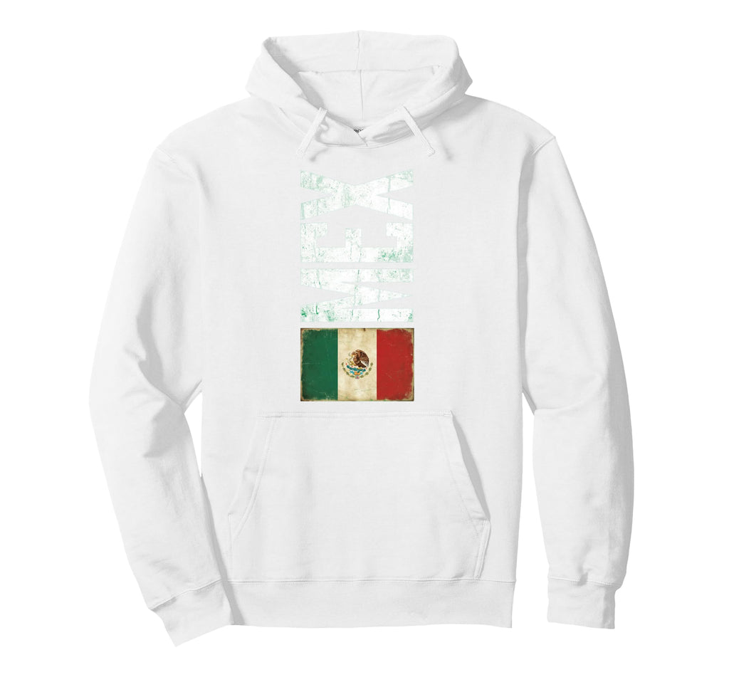 Mexico Flag Mexican Hispanic Pride Hoodie - Aesthetic Graphic for Adults - T-Shirt, Sweatshirt, Hoodie