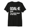 Lacrosse Goalie Lax Crazy Goalkeeper Tri T-Shirt - Minimalist Print Unisex - T-Shirt, Sweatshirt, Hoodie