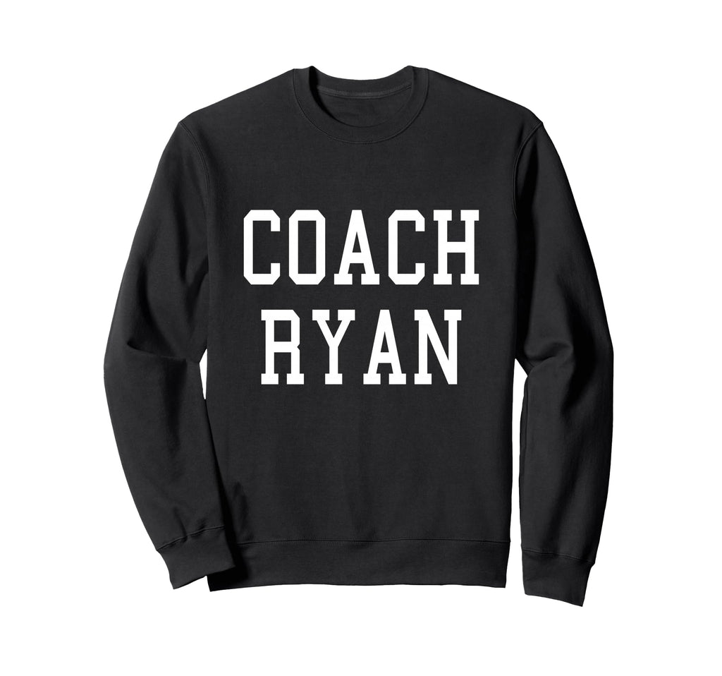 Coach Ryan Custom Football Soccer Sweatshirt - Minimalist Print for Adults - T-Shirt, Sweatshirt, Hoodie