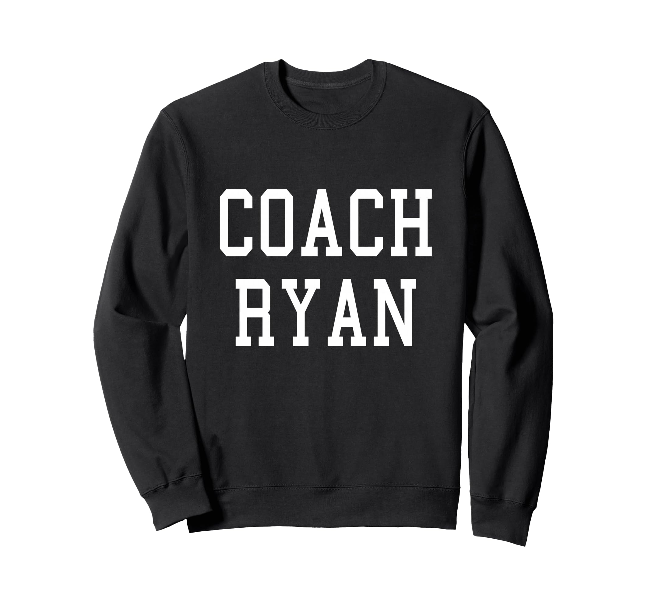 Coach Ryan Custom Football Soccer Sweatshirt - Minimalist Print for Adults - T-Shirt, Sweatshirt, Hoodie