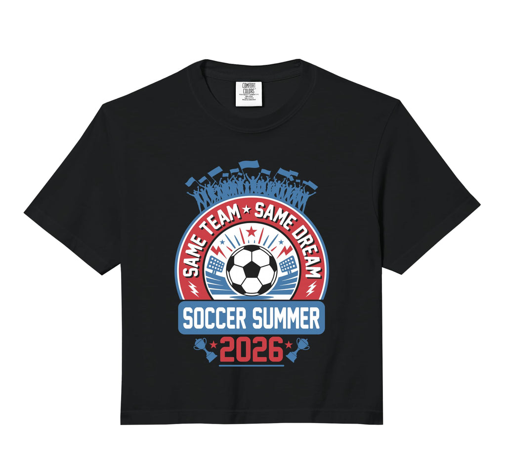 Soccer Summer 2026 Comfort T-Shirt - Casual Everyday Wear for Adults - T-Shirt, Sweatshirt, Hoodie