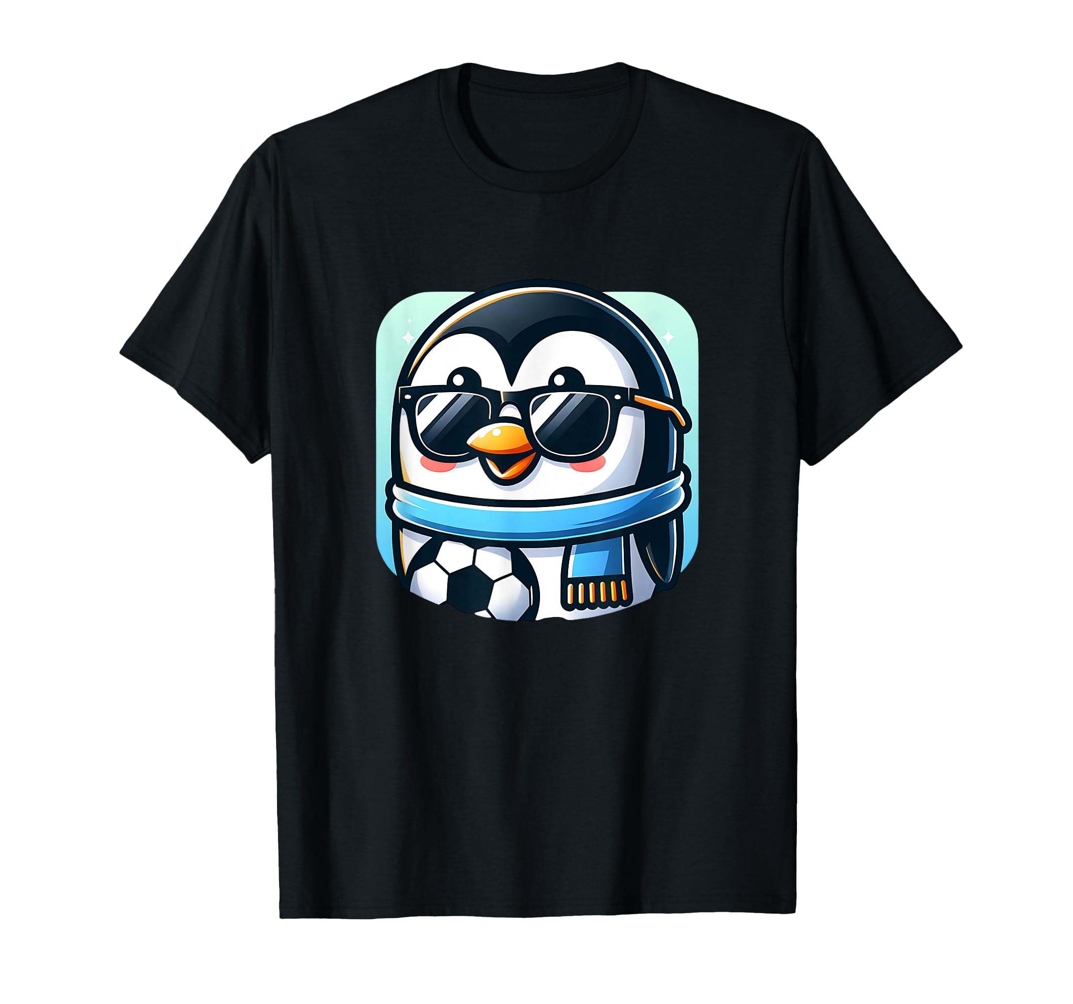 Penguin Bird Soccer Player Ball T-Shirt - Fun Novelty Design Men Women - T-Shirt, Sweatshirt, Hoodie