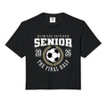 Senior Soccer 2026 Final Half Comfort Hoodie - Graphic Print for Adults - T-Shirt, Sweatshirt, Hoodie