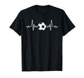 Soccer Player Heartbeat Soccer Lover T-Shirt - Trendy Graphic Unisex - T-Shirt, Sweatshirt, Hoodie