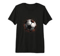 Soccer Football Tri Blend T-Shirt - Unique Graphic Unisex - T-Shirt, Sweatshirt, Hoodie