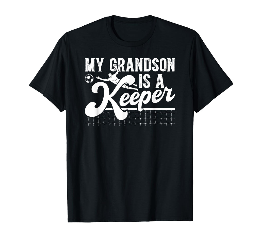 Proud Soccer Keeper Papa Soccer Goalie T-Shirt - Minimalist Print Unisex - T-Shirt, Sweatshirt, Hoodie