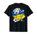 Dabbing Dalmatian Ukraine Soccer Fans T-Shirt - Unique Graphic Unisex - T-Shirt, Sweatshirt, Hoodie