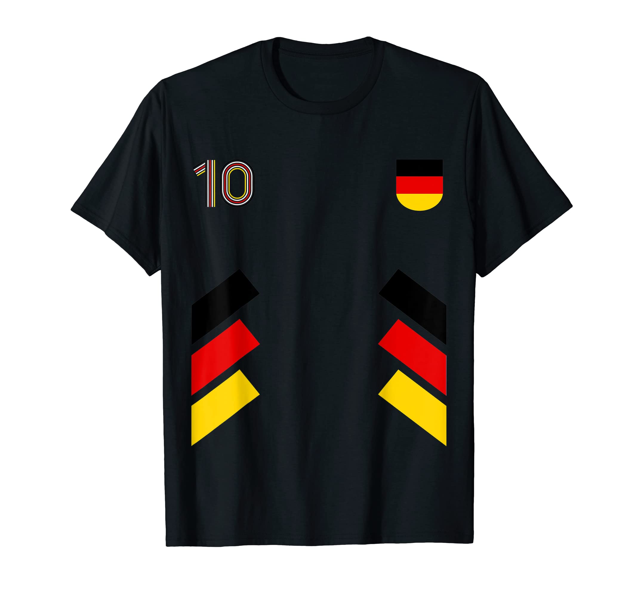 Retro10 Germany Football Germany Soccer T-Shirt - Graphic Print Men Women - T-Shirt, Sweatshirt, Hoodie