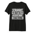 Straight Outta Soccer Assistant T-Shirt - Aesthetic Graphic Unisex - T-Shirt, Sweatshirt, Hoodie