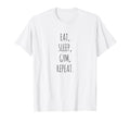 Eat Sleep Gym Repeat T-Shirt - Unique Graphic Men Women - T-Shirt, Sweatshirt, Hoodie