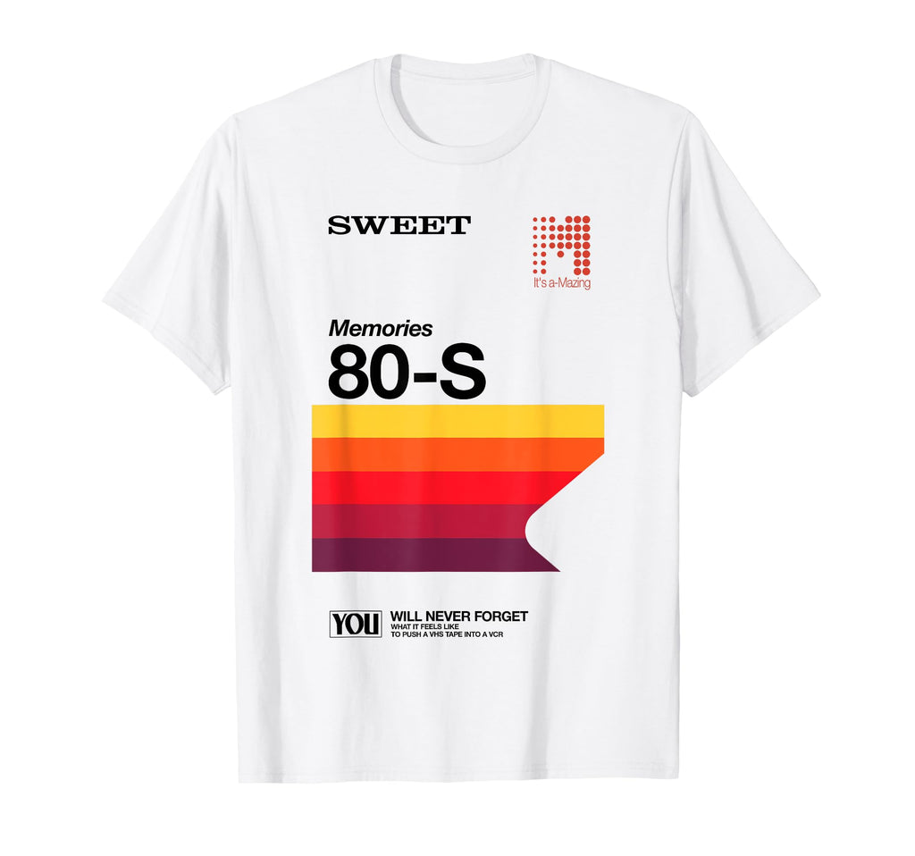 Never Forget Vhs Vcr Video Cassette T-Shirt - Aesthetic Graphic Men Women - T-Shirt, Sweatshirt, Hoodie