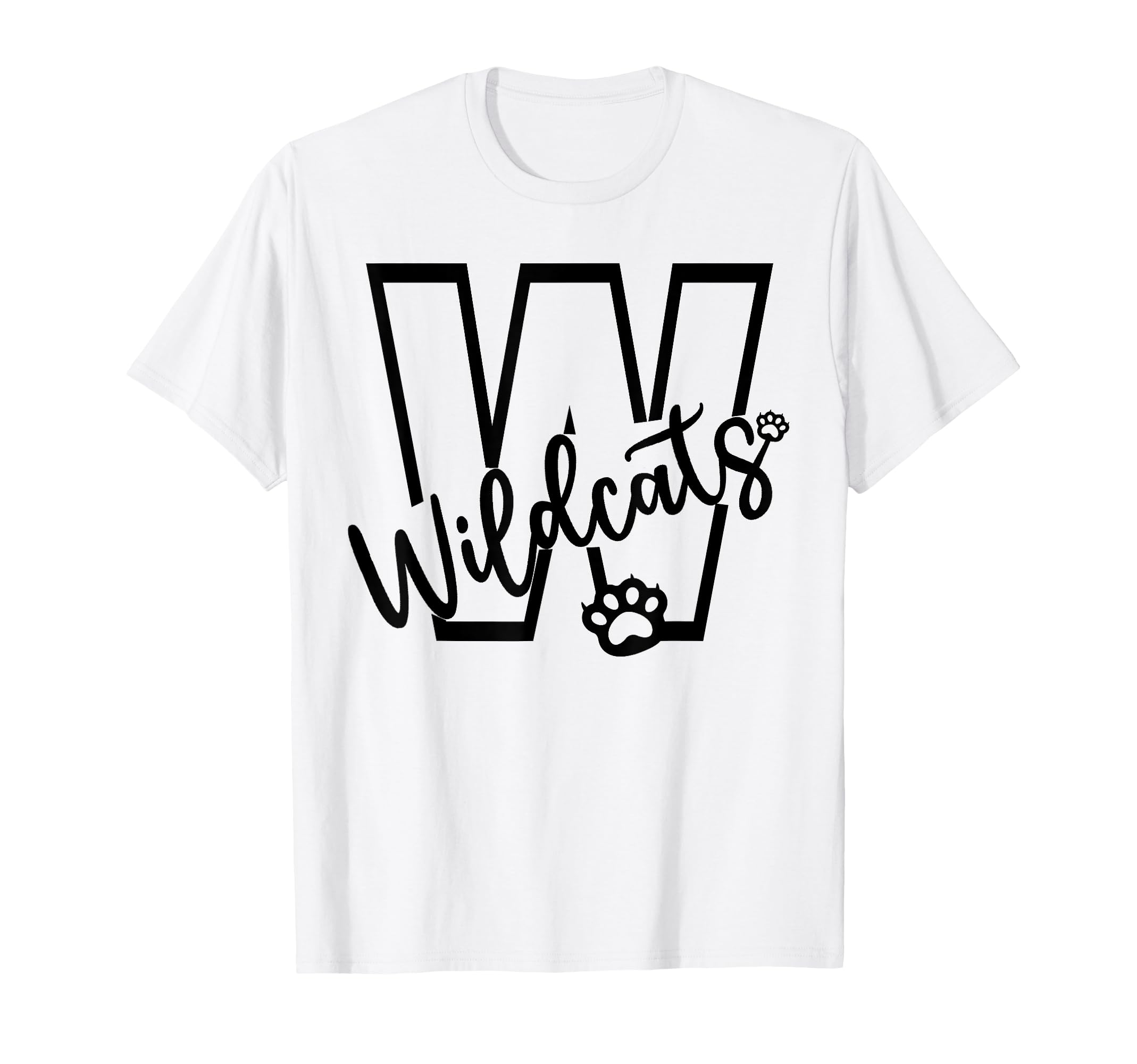 Wildcats School Sports Fan Team T-Shirt - Casual Everyday Wear Men Women - T-Shirt, Sweatshirt, Hoodie