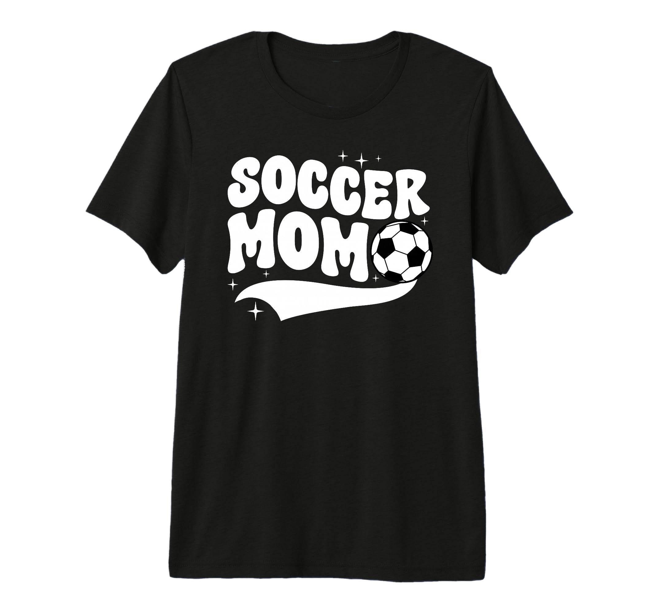 Soccer Mom Soccer Player Mother Groovy T-Shirt - Novelty Apparel Unisex - T-Shirt, Sweatshirt, Hoodie