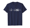 Heartbeat Soccer Lover Soccer Fans T-Shirt - Fun Novelty Design for Adults - T-Shirt, Sweatshirt, Hoodie