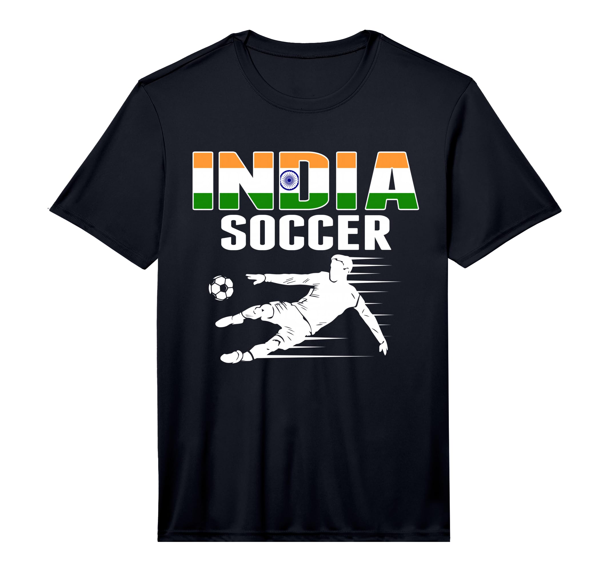India Soccer Lovers Jersey Indian T-Shirt - Minimalist Print for Adults - T-Shirt, Sweatshirt, Hoodie