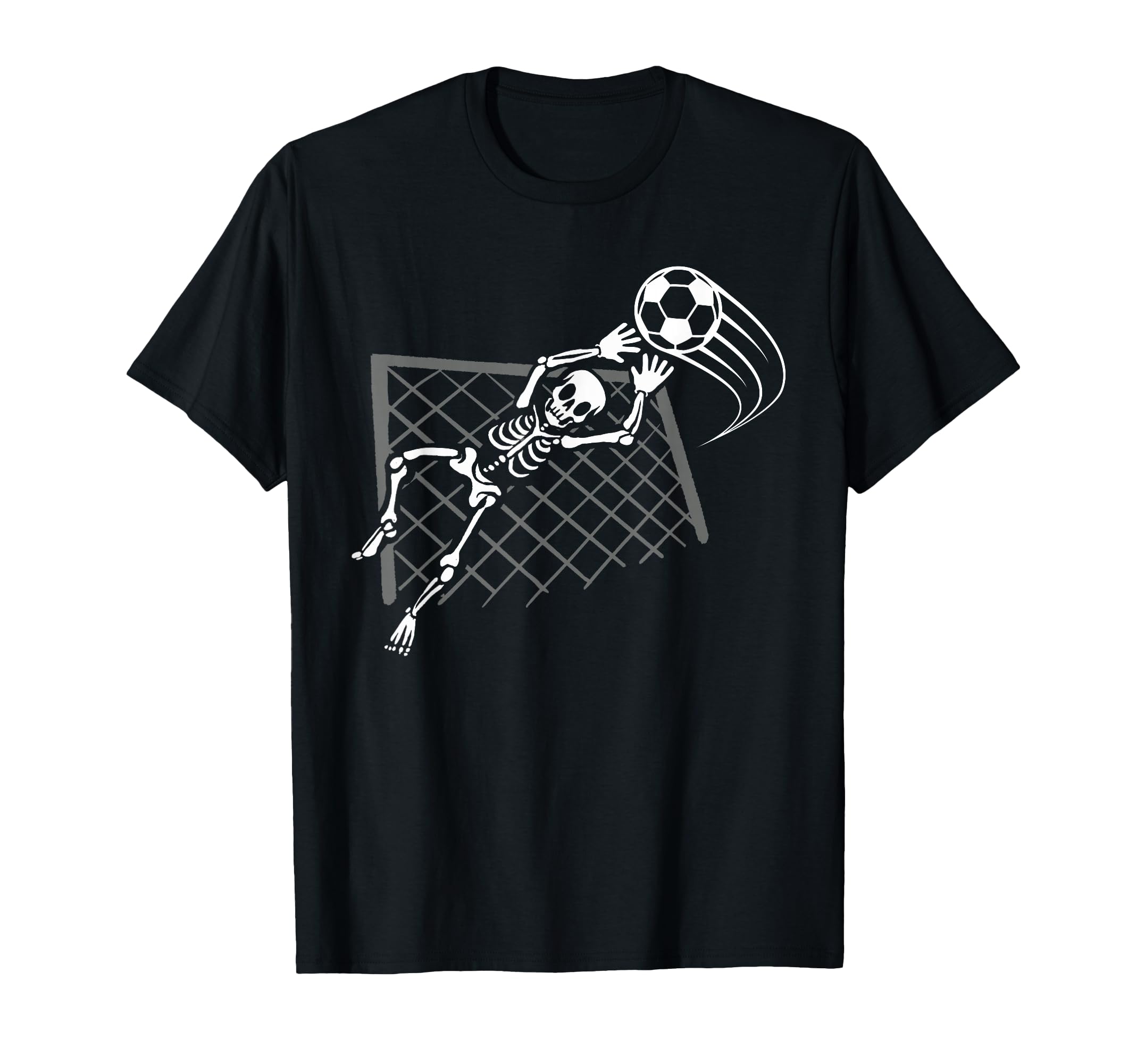Skeleton Soccer Halloween Sport T-Shirt - Custom Art Print for Adults - T-Shirt, Sweatshirt, Hoodie