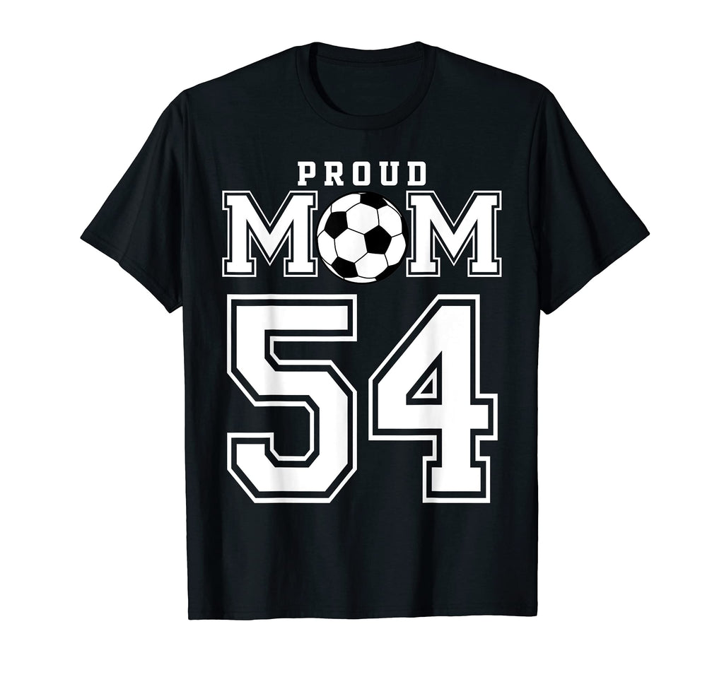 Number 54 Custom Proud Soccer Futbol T-Shirt - Minimalist Print Men Women - T-Shirt, Sweatshirt, Hoodie