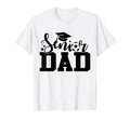 Proud Senior Dad Class 2023 Graduate Senior Hoodie - Graphic Print Unisex - T-Shirt, Sweatshirt, Hoodie