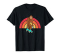 Roller Skating Bigfoot 80S Sasquatch Skater T-Shirt - Graphic Print Unisex - T-Shirt, Sweatshirt, Hoodie
