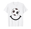 Soccer Smile Fan Happy T-Shirt - Aesthetic Graphic Unisex - T-Shirt, Sweatshirt, Hoodie