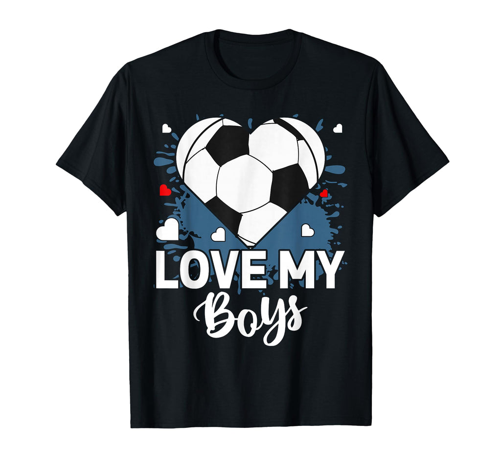 Soccer Love My Mom Sport T-Shirt - Minimalist Print Men Women - T-Shirt, Sweatshirt, Hoodie