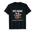 Busy Raising Ballers Volleyball T-Shirt - Minimalist Print Men Women - T-Shirt, Sweatshirt, Hoodie