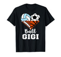 Ball Gigi Soccer Football Volleyball T-Shirt - Minimalist Print Men Women - T-Shirt, Sweatshirt, Hoodie