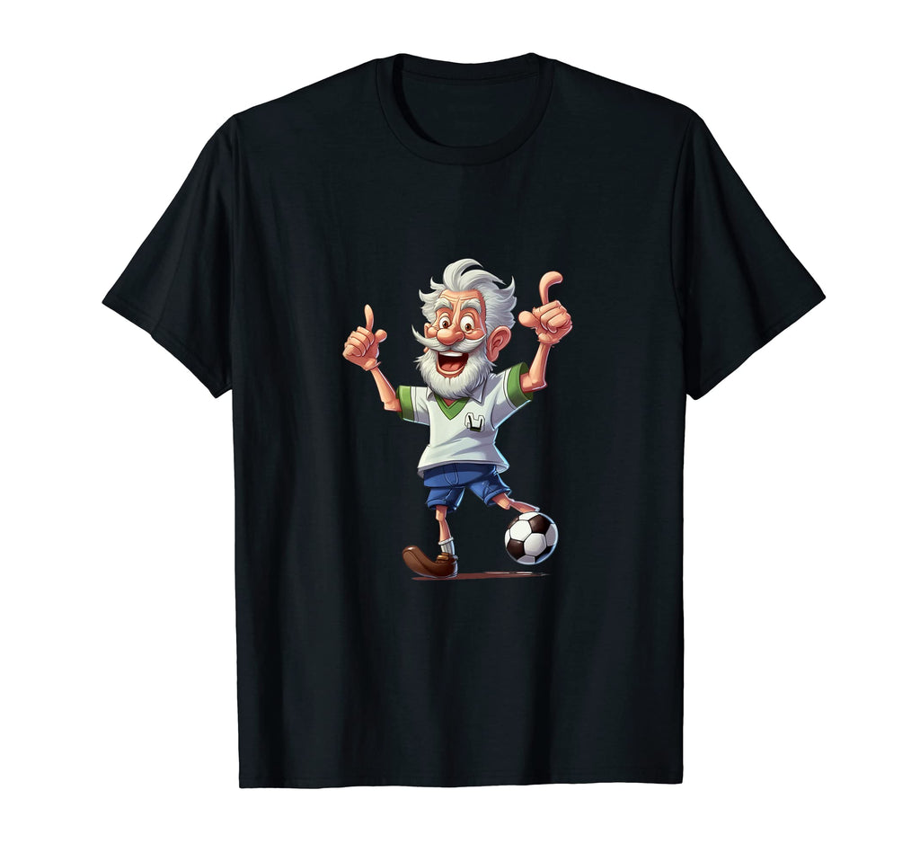 Soccer Grandpa Grandfather Soccer T-Shirt - Minimalist Print for Adults - T-Shirt, Sweatshirt, Hoodie