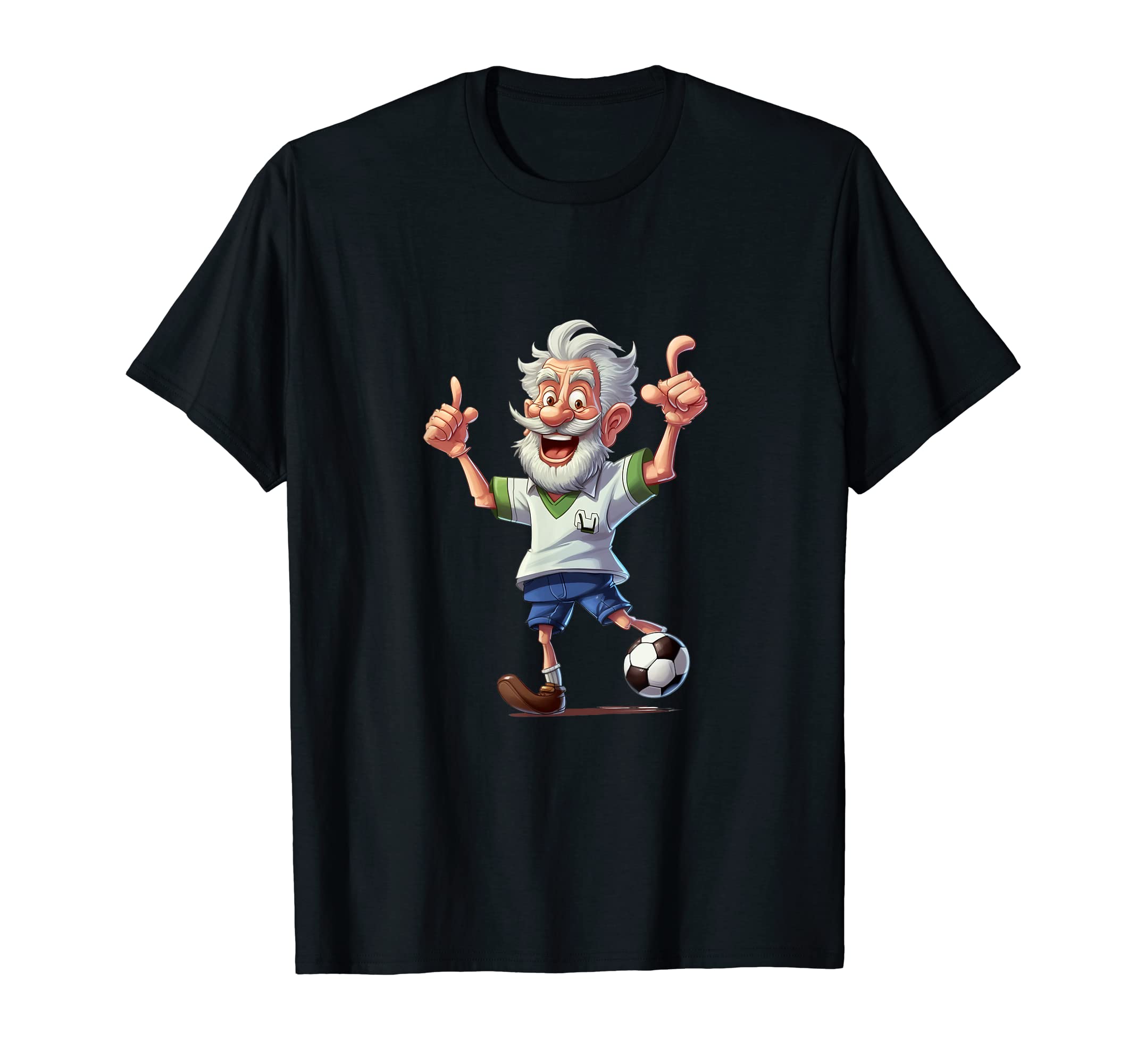 Soccer Grandpa Grandfather Soccer T-Shirt - Minimalist Print for Adults - T-Shirt, Sweatshirt, Hoodie