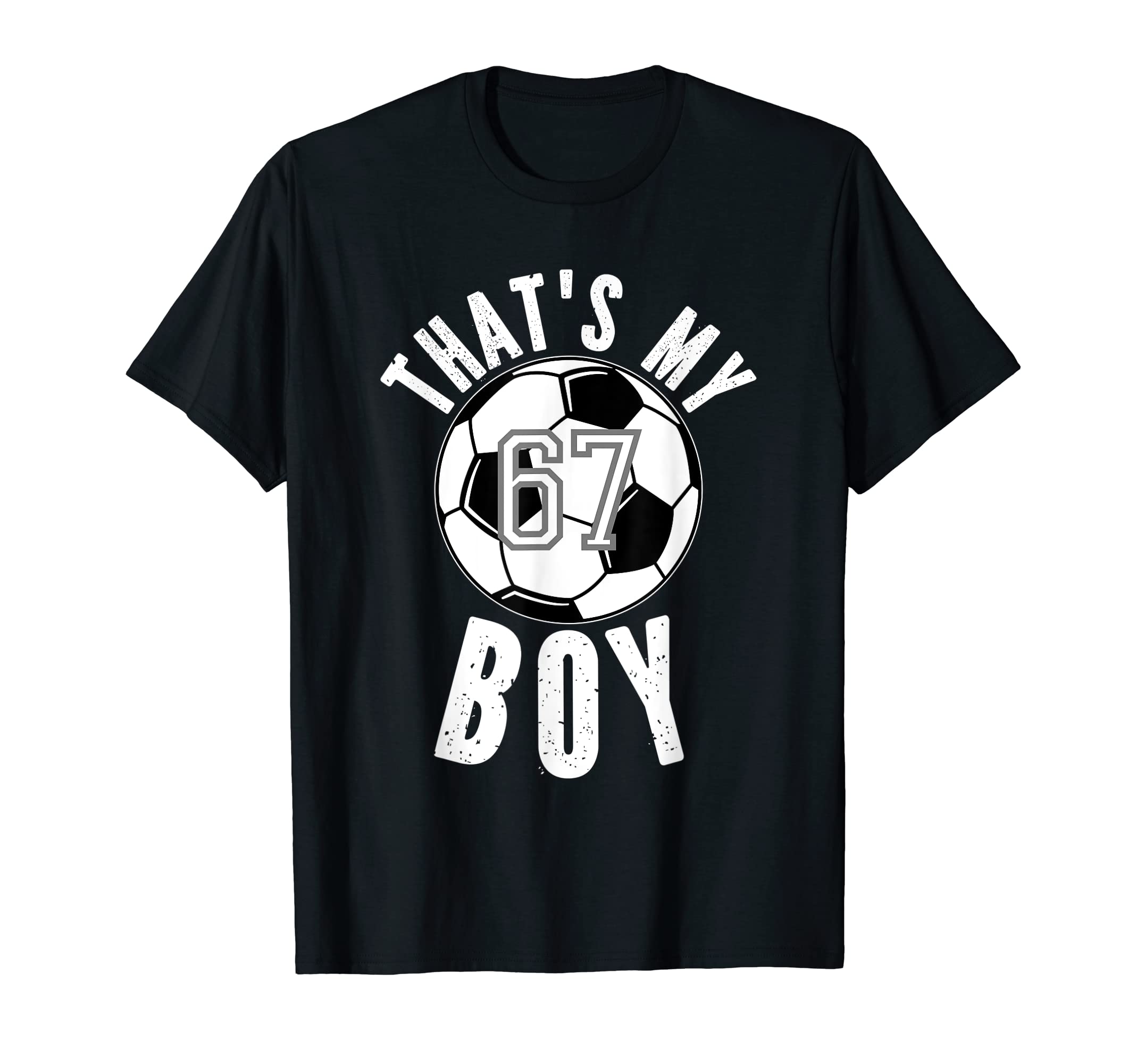 Thats My Jersey Number 67 Soccer Mom T-Shirt - Minimalist Print for Adults - T-Shirt, Sweatshirt, Hoodie