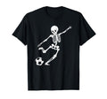 Soccer Skeleton Halloween Soccer T-Shirt - Aesthetic Graphic for Adults - T-Shirt, Sweatshirt, Hoodie