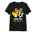Game Day Vibes Funny Soccer Softball Mom T-Shirt - Graphic Print Unisex - T-Shirt, Sweatshirt, Hoodie