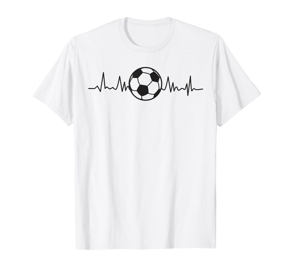Soccer Heartbeat Soccer Ball Soccer T-Shirt - Unique Graphic for Adults - T-Shirt, Sweatshirt, Hoodie
