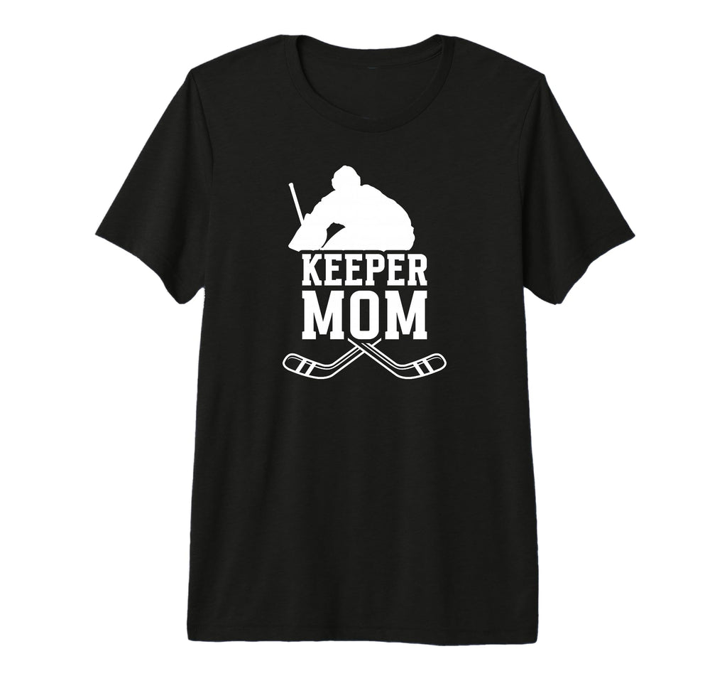 Ice Hockey Keeper Mom Ice Hockey T-Shirt - Fun Novelty Design Men Women - T-Shirt, Sweatshirt, Hoodie