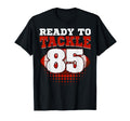 Football 85Th Birthday Player Tackle T-Shirt - Streetwear Style for Adults - T-Shirt, Sweatshirt, Hoodie